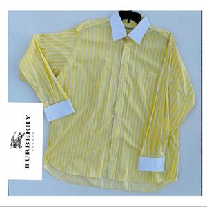 BURBERRY LONDON mens long sleeve dress Shirt 18